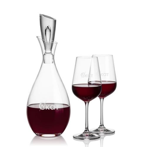 Corporate Gifts - Barware - Carafes - Juliette Decanter & Laurent Wine