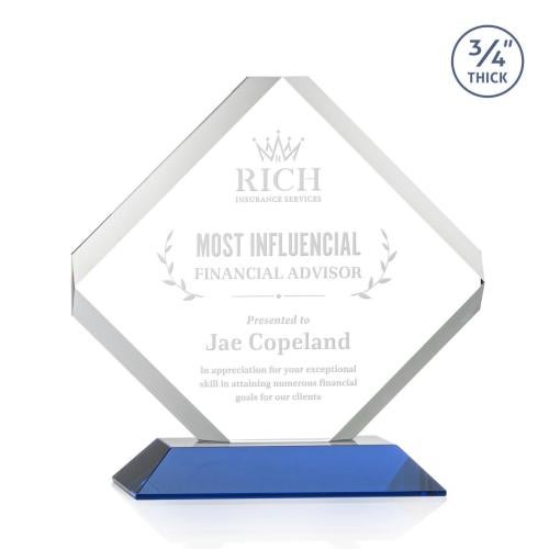 Recognition Awards - Crystal Awards - Toulon Award - Blue