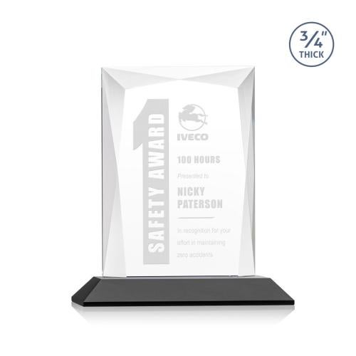 Recognition Awards - Crystal Awards - Messina Award - Black
