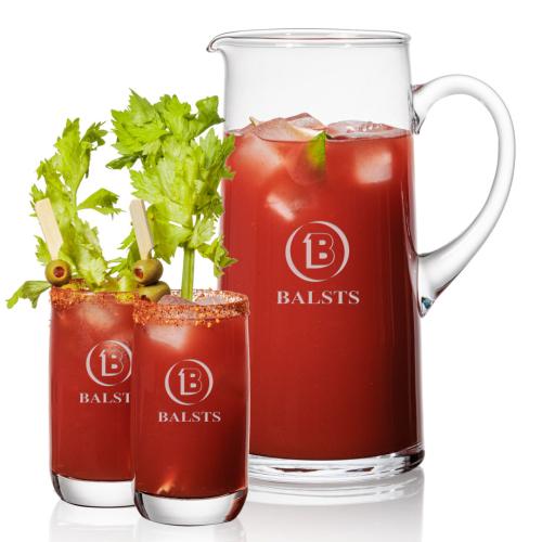 Corporate Gifts - Barware - Glasses Sets - Rexdale Pitcher & Sandown Beverage
