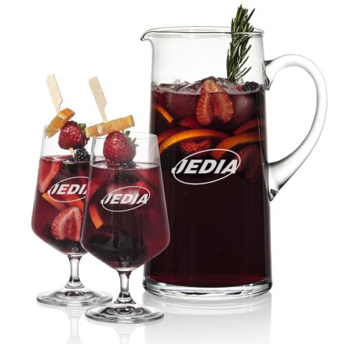 Corporate Gifts - Barware - Martini Glasses - Rexdale Pitcher & Breckland Cocktail Set