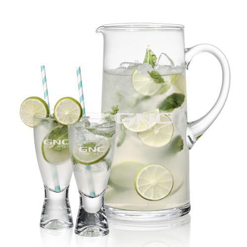 Corporate Gifts - Barware - Martini Glasses - Rexdale Pitcher & Bastien Cocktail Set