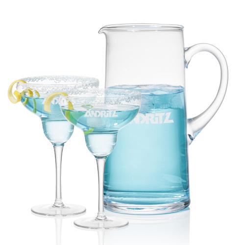 Corporate Gifts - Barware - Martini Glasses - Rexdale Pitcher & St Tropez Cocktail Set