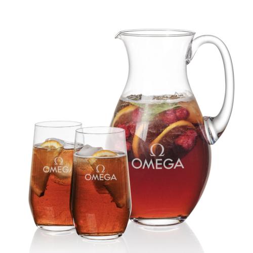 Corporate Gifts - Barware - Glasses Sets - Charleston Pitcher & Germain Beverage
