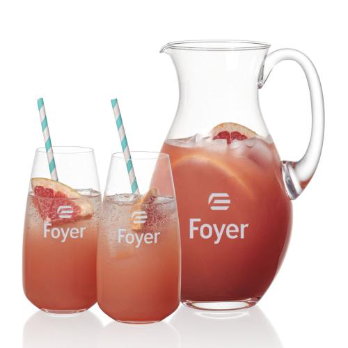 Corporate Gifts - Barware - Glasses Sets - Charleston Pitcher & Hogarth Beverage