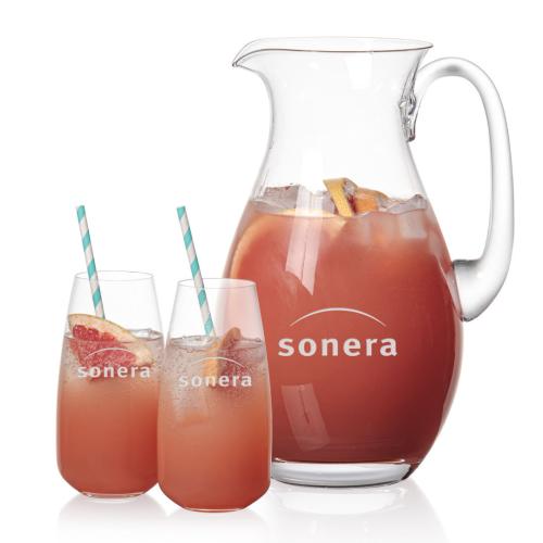 Corporate Gifts - Barware - Glasses Sets - St Tropez Pitcher & Hogarth Beverage