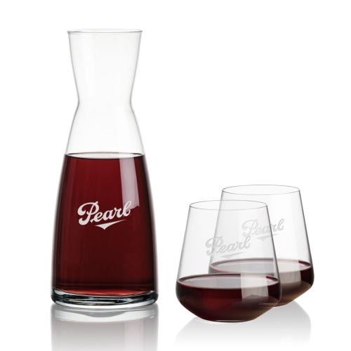Corporate Gifts - Barware - Carafes - Winchester Carafe & Cannes Stemless