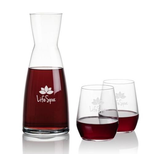 Corporate Gifts - Barware - Carafes - Winchester Carafe & Germain Stemless