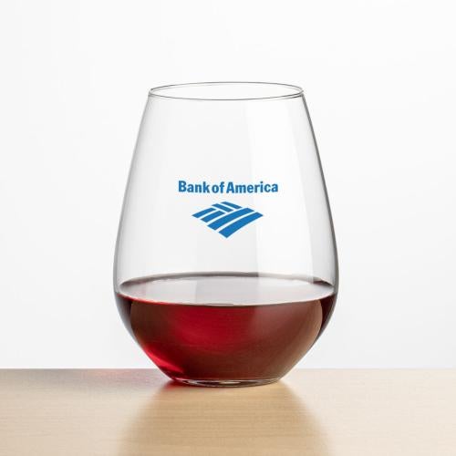 Corporate Gifts - Barware - Wine & Champagne - Wine Glasses - Townsend Stemless Wine - Imprinted
