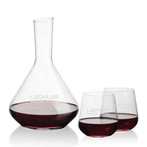 Corporate Gifts - Barware - Carafes - Terrassa Carafe & Howden Stemless Wine