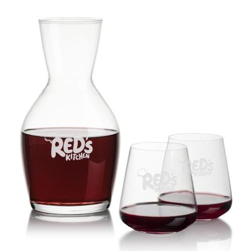 Corporate Gifts - Barware - Carafes - Westwood Carafe & Breckland Stemless