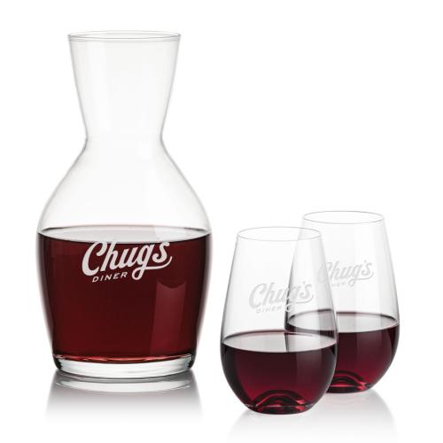 Corporate Gifts - Barware - Carafes - Westwood Carafe & Boston Stemless