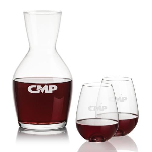 Corporate Gifts - Barware - Carafes - Westwood Carafe & Edderton Stemless