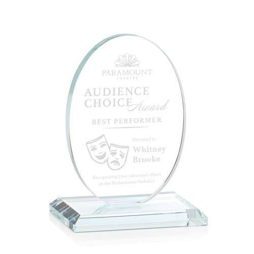 Recognition Awards - Crystal Awards - Austin Award (Vert) - Clear