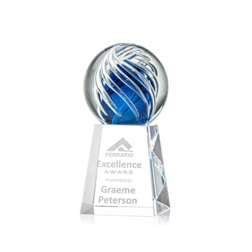 Recognition Awards - Glass Awards - Art Glass Awards - Genista Award on Celestina Base