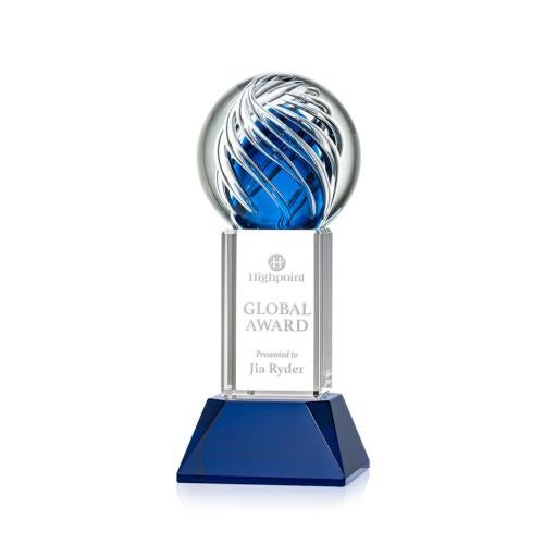 Recognition Awards - Glass Awards - Art Glass Awards - Genista Award on Stowe Base