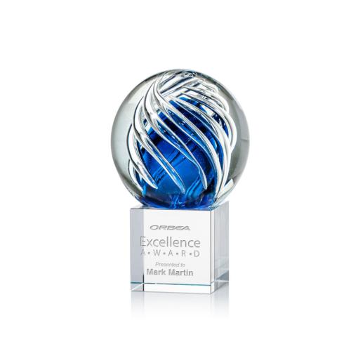 Recognition Awards - Glass Awards - Art Glass Awards - Genista Award on Granby Base