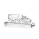 Crystal 18 Wheeler on Base - Clear