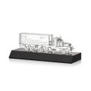 Crystal 18 Wheeler on Base - Black