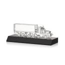 Crystal 18 Wheeler on Base - Black Alt Image 1