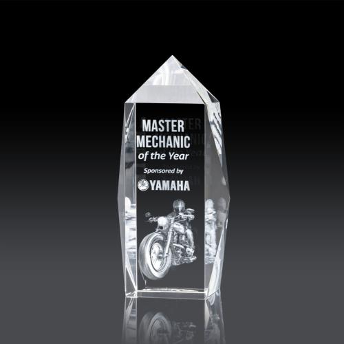 Recognition Awards - Crystal Awards - Bloomington Award 3D