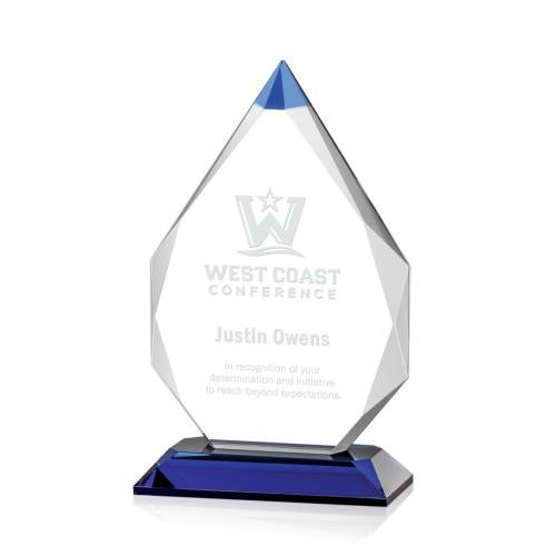 Recognition Awards - Crystal Awards - Granville Award - Blue