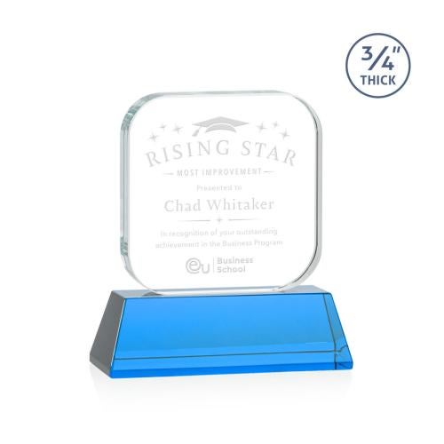 Recognition Awards - Crystal Awards - App Award on Newhaven - Sky Blue