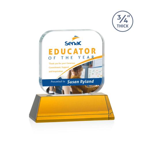 Recognition Awards - Crystal Awards - App VividPrint™ Award on Newhaven - Amber