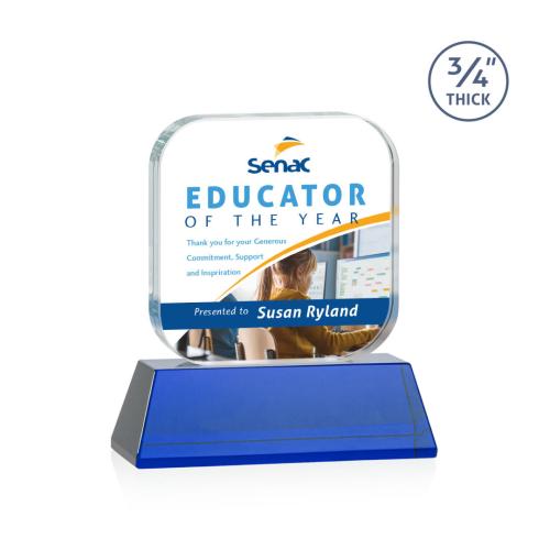 Recognition Awards - Crystal Awards - App VividPrint™ Award on Newhaven - Blue