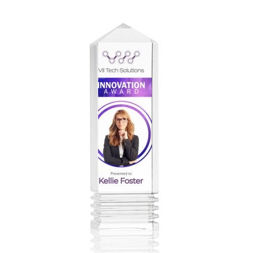 Recognition Awards - Acrylic Awards - Rosedale Obelisk VividPrint™ Award