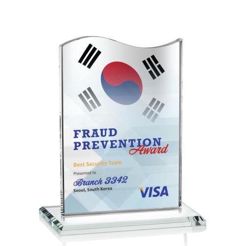 Recognition Awards - Crystal Awards - Unity VividPrint™ Award - Clear