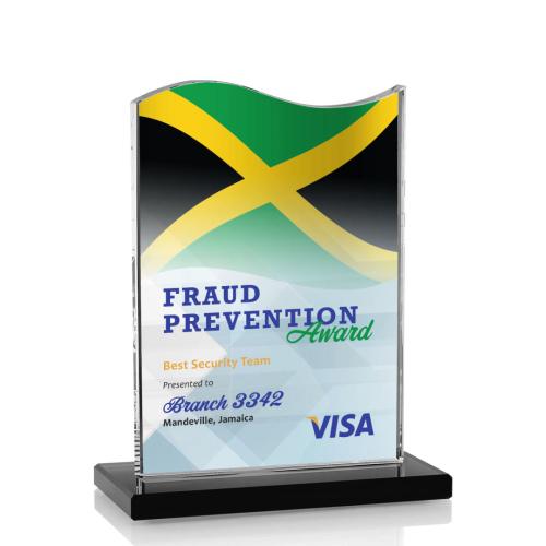Recognition Awards - Crystal Awards - Unity VividPrint™ Award - Black