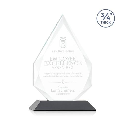 Recognition Awards - Crystal Awards - Hawthorne Award - Black