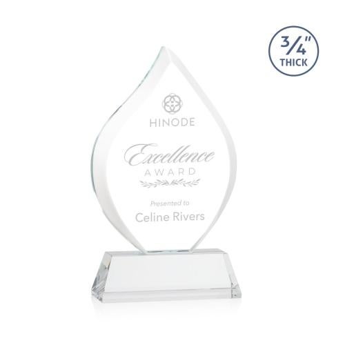 Recognition Awards - Crystal Awards - Worthington Award on Newhaven Base - Clear