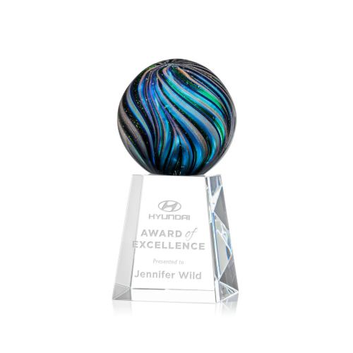 Recognition Awards - Glass Awards - Art Glass Awards - Malton Award on Celestina Base