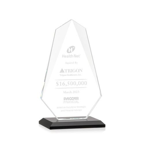 Recognition Awards - Crystal Awards - Jemma Award - Black