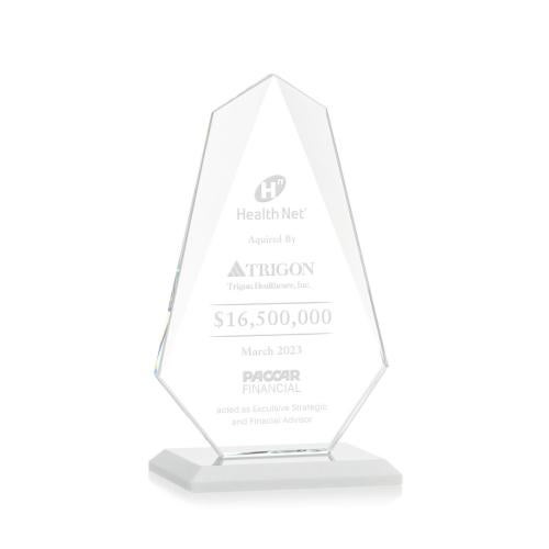 Recognition Awards - Crystal Awards - Jemma Award - White