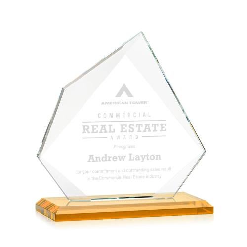 Recognition Awards - Crystal Awards - Lexus Award - Amber