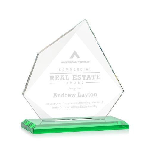 Recognition Awards - Crystal Awards - Lexus Award - Green