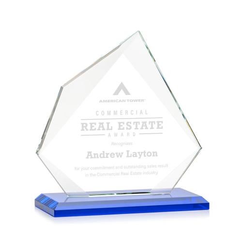 Recognition Awards - Crystal Awards - Lexus Award - Blue