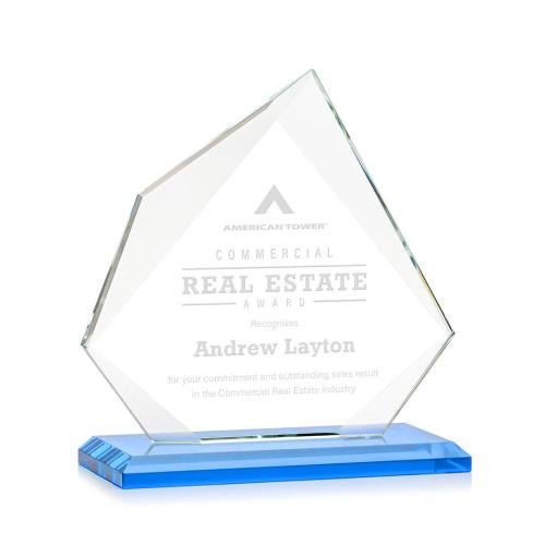 Recognition Awards - Crystal Awards - Lexus Award - Sky Blue