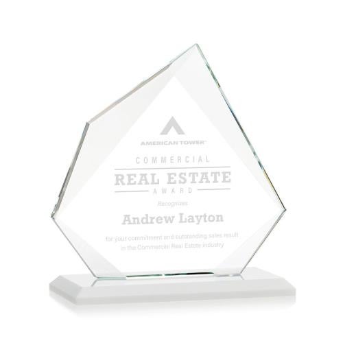 Recognition Awards - Crystal Awards - Lexus Award - White