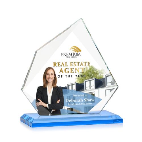 Recognition Awards - Crystal Awards - Lexus VividPrint™ Award - Sky Blue