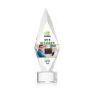 Manilow VividPrint&trade; Award on Paragon Base - Clear