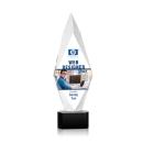 Manilow VividPrint&trade; Award on Paragon Base - Black