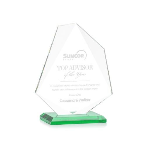 Recognition Awards - Crystal Awards - Picton Award - Green