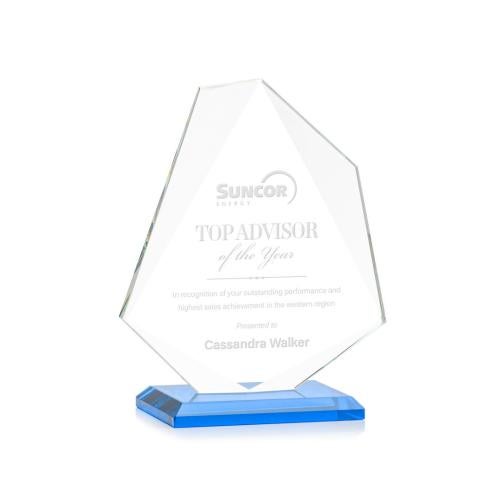 Recognition Awards - Crystal Awards - Picton Award - Sky Blue