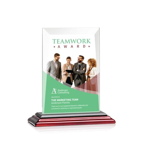 Recognition Awards - Crystal Awards - Sullivan VividPrint™ Award - Rosewood