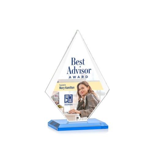 Recognition Awards - Crystal Awards - Rideau VividPrint™ Award - Sky Blue