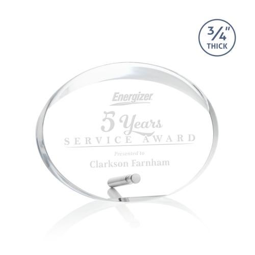 Recognition Awards - Acrylic Awards - Rawlins Award - Silver